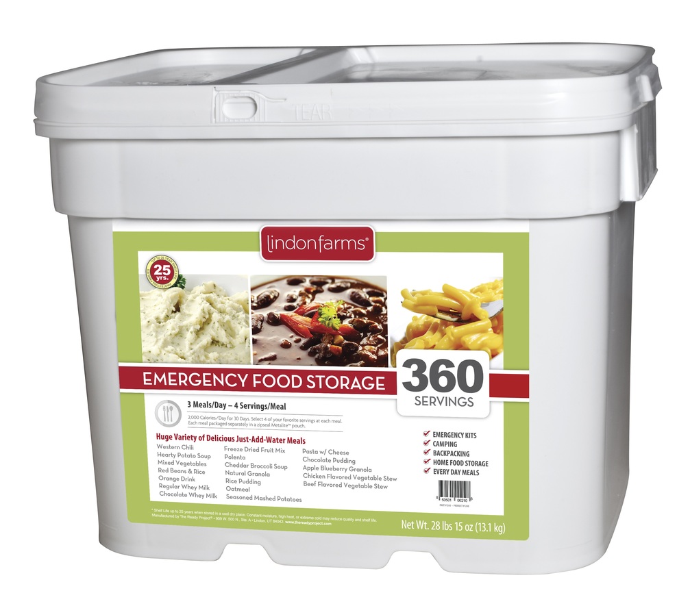 Relief Foods 214 Serving – Entrée & Breakfast Bucket Combo